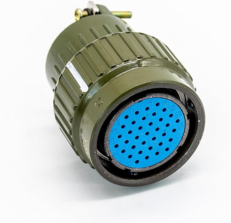 Elecbee Aviation Connector 28mm Y28M-37TK Female 37 Pin Circular Connector Solder Cable Plug Bayonet Coupling Waterproof Aviation Metal Wire Panel Power Chassis Fittings Connector - Image 4